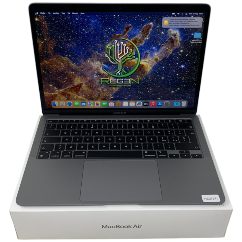 RSD7971 Apple MacBook Air 13 Retina 2020 M1 8-256 Gar.24M