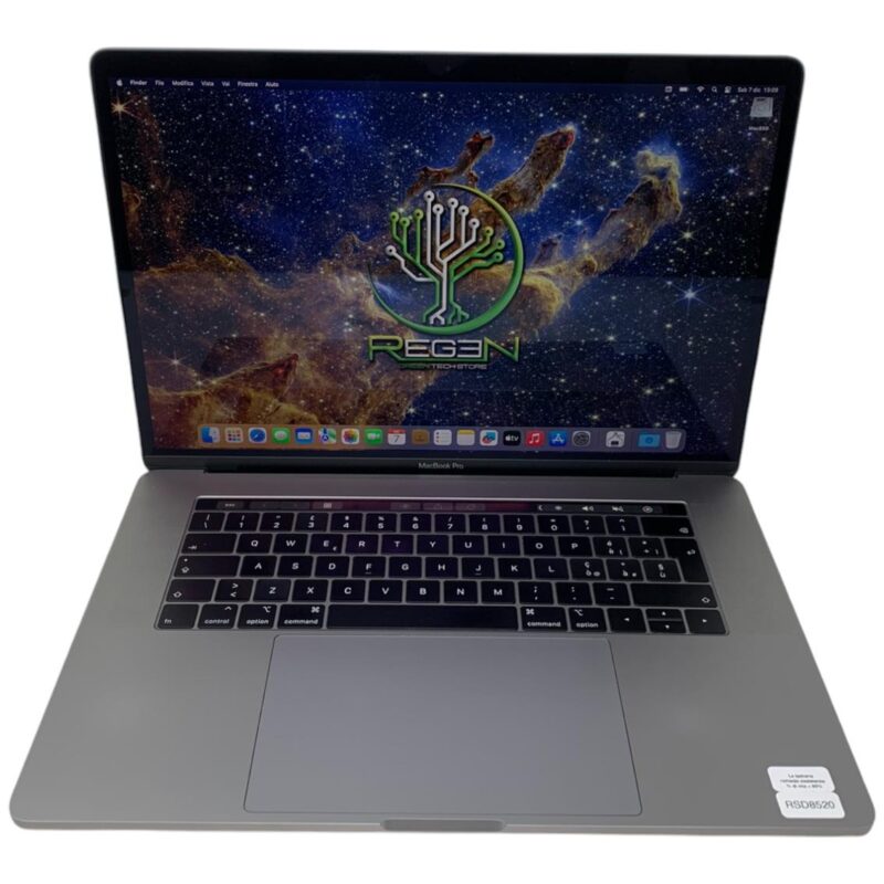 RSD8520 MacBook Pro 15 Retina Touch Bar 2018 i7 16-256Gb Gar.12M